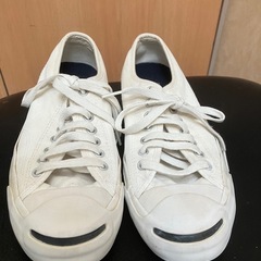 コンバース ジャックパーセル 白スニーカー
