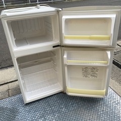 ナショナル 2ドア冷蔵庫 NR-B8TA 白色の画像