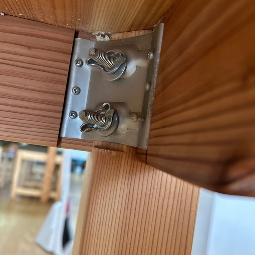 秋田杉 木 無垢木 テ-ブル　と　四　 椅子