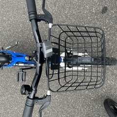 自転車　16インチ　キッズ　ジュニア　青の画像