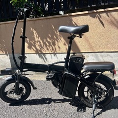 【美品】モペット フル電動自転車 大容量バッテリー48v20ah  