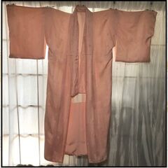 2着セットピンク色の着物 - 美品、手作りシルク素材の画像