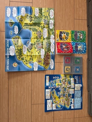 ポケットモンスター  ゲームソフトセット　マップ・説明書