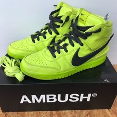 【609】スニーカー AMBUSH×NIKE DUNK HIGH...