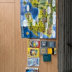 ポケットモンスター ゲームボーイソフトセット　マップ・説明書付き