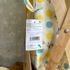 ランドリーハンパー　洗濯物入れ　タグ付きの画像