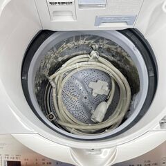 【引取限定価格】SHARP 洗濯機 ES-TX8CKS 2018年製 8キロの画像