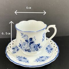ブルーローズデミタスカップ　Demainの画像