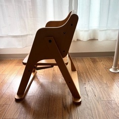 ★格安★ 子ども　食事　イス　座卓用　木製　折りたたみ可　 赤ちゃん　幼児　ご飯　チェア　ローチェア　椅子　子供　
札幌市　西区 の画像
