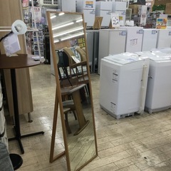 MUJI/無印良品　スタンドミラー　天然木／オーク材   参考価格29,800円　No.977