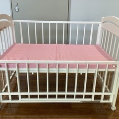 ベビーベッド【町田市再生家具】241533の画像