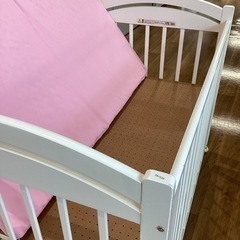 ベビーベッド【町田市再生家具】241533の画像