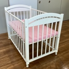 ベビーベッド【町田市再生家具】241533の画像
