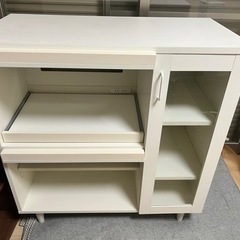 ブレス キッチンキャビネット ホワイト(白) の画像