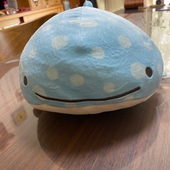 ジンベエザメのぬいぐるみです！