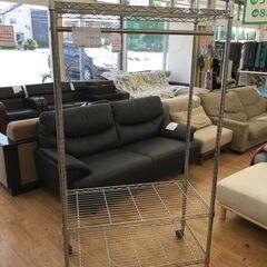 ★ジモティ割あり★  シルバーラック シルバー H179×W91...
