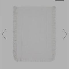 Francfranc ふわろ冷感肌掛け布団 フリル 白の画像