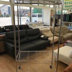 ★ジモティ割あり★  シルバーラック シルバー H183×W91...