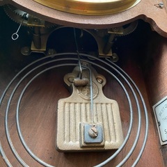 三工舎　ボンボン時計　振り子時計　昭和　アンティーク　レトロの画像