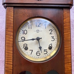 三工舎　ボンボン時計　振り子時計　昭和　アンティーク　レトロの画像