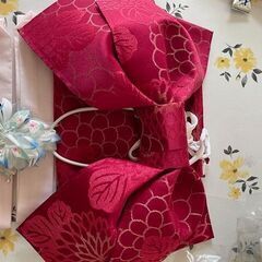 浴衣（古着）セット　フリーサイズの画像