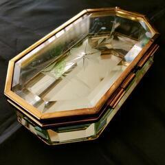 KITAICHI GLASSのミラー 底ジュエリーボックス