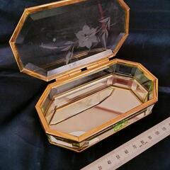KITAICHI GLASSのミラー 底ジュエリーボックスの画像