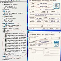 CPU i7-8700/SSD512gb/HDD1.5tb/めもり16gb/win11/4ｋ・HP中古の画像
