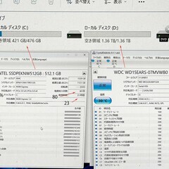 CPU i7-8700/SSD512gb/HDD1.5tb/めもり16gb/win11/4ｋ・HP中古の画像