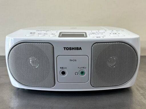 【自社配送は札幌市内限定】TOSHIBA/東芝 CDラジオ TY-C15 シルバー 2024年製 動作OK 中古【USED】
