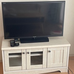 譲り先、決まりました。
3点セット！テレビ、レコーダー、テレビ台の画像