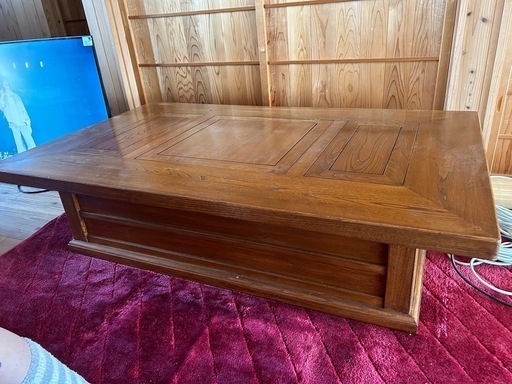 檜テーブル(囲炉裏付き)