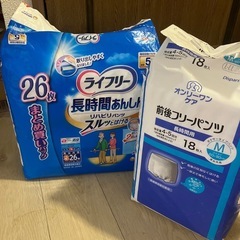 大人用おむつ、SサイズMサイズ