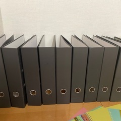 [取引中]無印良品　セット売り　a4 リングファイル　クリップファイル　インデックスの画像