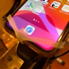 スマホホルダー　自転車用　シリコン製の画像