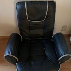 （決定）リクライニング回転式黒い座椅子