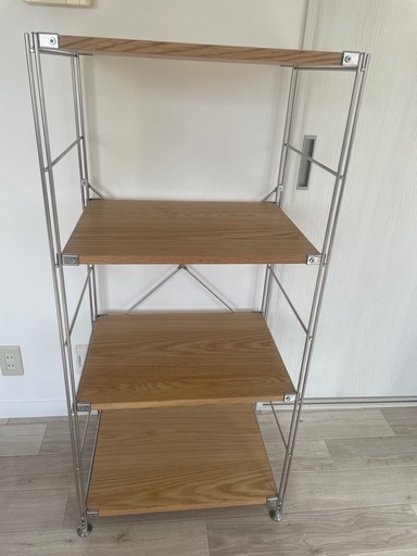 [商談中]無印良品　ステンレスシェルフ　中