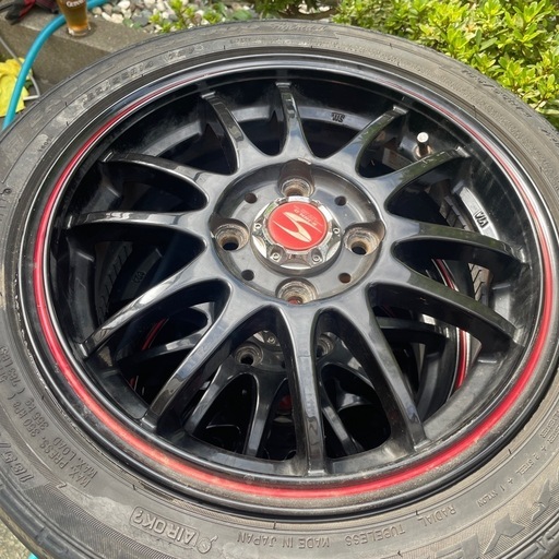 軽自動車社外ホイールタイヤ付き