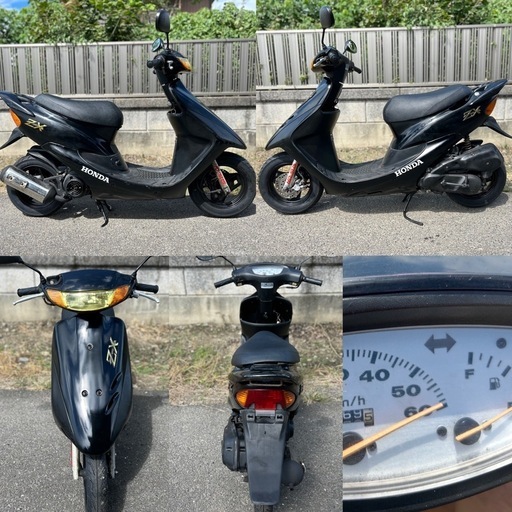 ⭐️AF35DioZX規制前フルパワーモデル⭐️バッテリ・タイヤ・エアクリなど新品交換⭐️キャブレーターオーバーホールなど色々な整備をしました！快調です^_^50cc原付スポーツスクーター⭐️