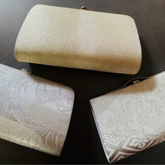 早急　冠婚用バッグ　３つセット　バラ可能
