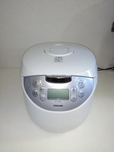 【30】 TOSHIBA 東芝 IH保温釜 1.8L 1升炊き 炊飯器 RC-18HH 2016年製