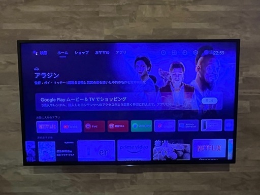 SONY BRAVIA 49インチ　テレビ/リモコン　有機EL 液晶