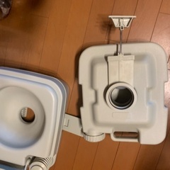 携帯用？どこでも水洗トイレ（新品未使用）の画像