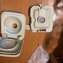 携帯用？どこでも水洗トイレ（新品未使用）の画像