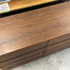 6054 無印良品 4段チェスト 木製 幅1200mmの画像