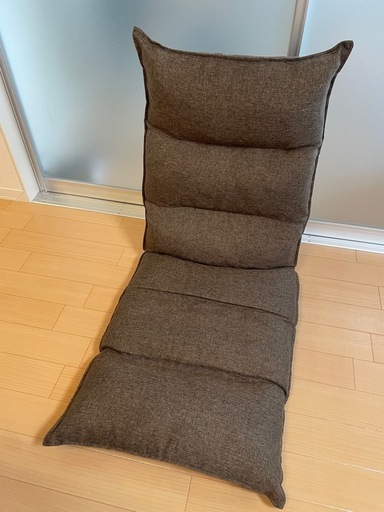 美品　日本製ギア付き座椅子