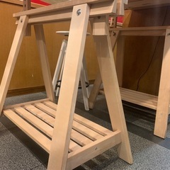 IKEA 木製　テーブル脚   2脚
