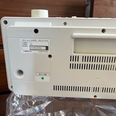 無印良品 コンパクトCDプレイヤー DTR-N5(W) ホワイト レコーダー無印良品 の画像