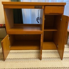 レンジ台・カントリー調キッチンカウンターの画像