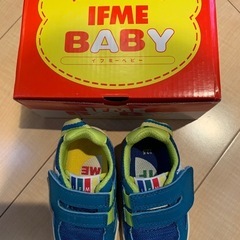 【値下げ】IFME BABY スニーカー 12.5cm ブルー
